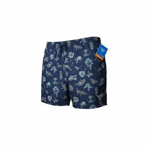 Columbia PFG Rambler Water Shorts Men's 2XL 6" Inseam Blue Lined Drawstring Fish